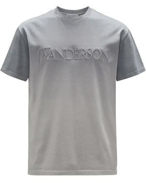 JW Anderson ロゴ Tシャツ - グレー