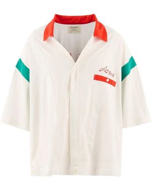 SAINT Mxxxxxx Embroidered Wide-Fit Shirt - White