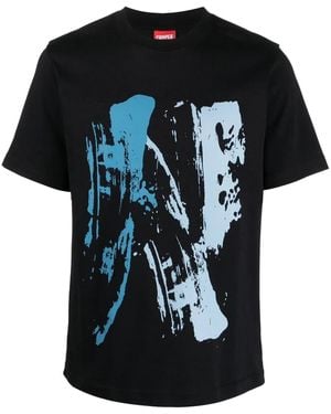 Camper ペイント Tシャツ - ブラック