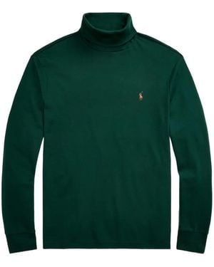 Polo Ralph Lauren Long-Sleeve Turtleneck Sweater - Green
