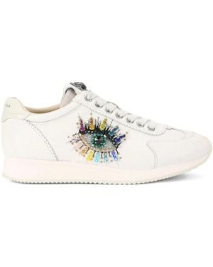 Kurt Geiger Sneakers Islington Con Cristalli - Bianco