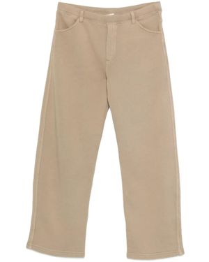 Nili Lotan Tribecca Elasticated-Waistband Track Pants - Natural