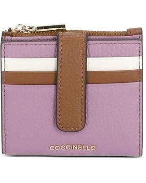 Coccinelle Colour-Block Wallet - Purple
