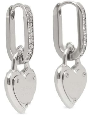 Guess Orecchini A Cuore - Bianco