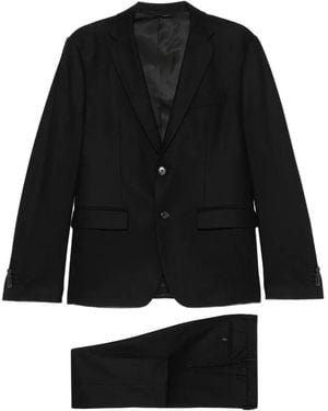 Brian Dales Single-Breasted Tailored Suit - Black