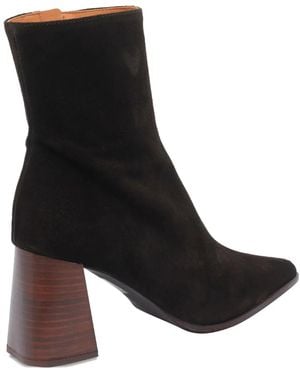Ángel Alarcón 80Mm Pointed-Toe Boots - Black