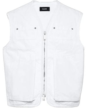 DSquared² Denim Gilet - Wit