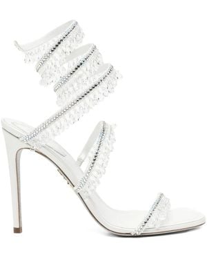 Rene Caovilla Chandelier Sandalen 105Mm - Weiß