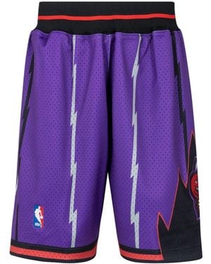 Mitchell & Ness Toronto Raptors Authentic Mesh Shorts - Blue