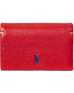 Polo Ralph Lauren Leather Wallet - Red