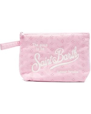 MC2 Saint Barth Aline Flower Clutch Bag - Pink