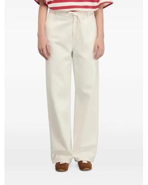 Semicouture Daria Drawstring-Waist Jeans - Natural
