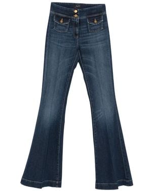 The Seafarer Emi Flared Jeans - Blue