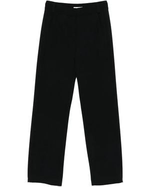 Patrizia Pepe Wide-Leg Pants - Black
