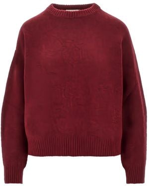 Weekend by Maxmara Alpaca And Wool-Blend Sweater - Red