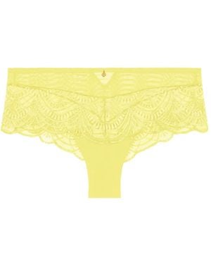 Aubade Vibes Embroidered Briefs - Yellow