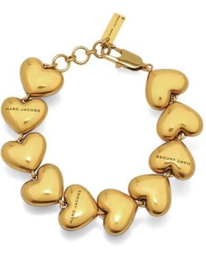 Marc Jacobs Puffy Heart Armband - Mettallic