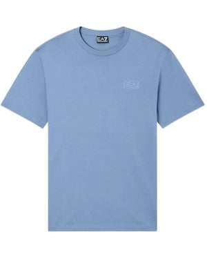 EA7 Logo-Patch T-Shirt - Blue