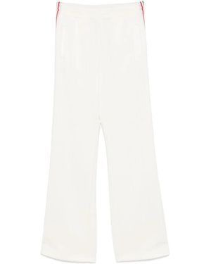 Golden Goose Wide-Leg Track Trousers - White