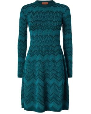 Missoni Knit Midi Dress - Green