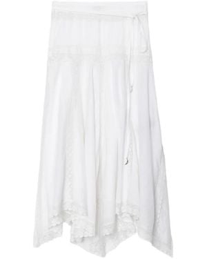 Zadig & Voltaire Jetro Asymmetric Skirt - White