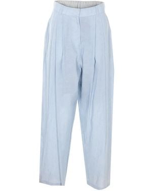Elle Hose mit Tapered-Bein - Blau