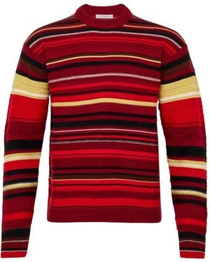 JW Anderson Striped Jumper - Red