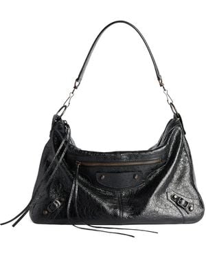 Balenciaga Bolso shopper Le City Moto mediano - Negro