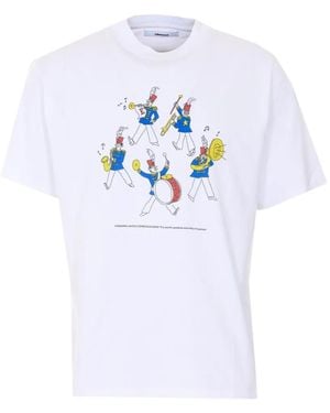 Edmmond Studios Brass Band Graphic-Print T-Shirt - White