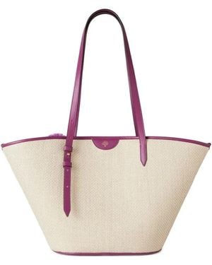 Mulberry Pom-Pom Tote Bag - Pink
