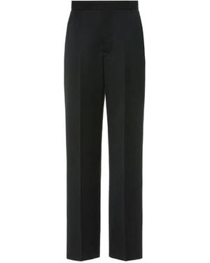 Maison Margiela Front-Crease Trousers - Black