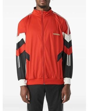 adidas Logo-Detail Jacket - Red