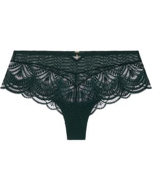 Aubade Vibes Slip Mit Spitzenstickerei - Grün