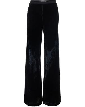 Semicouture Chelle Logo-Waistband Trousers - Black