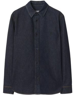 Burberry Selvedge Denim Shirt - Blue