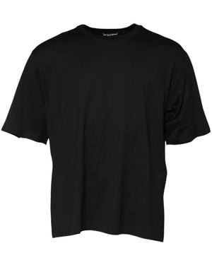 Dolce & Gabbana Short-Sleeves Cotton T-Shirt - Black