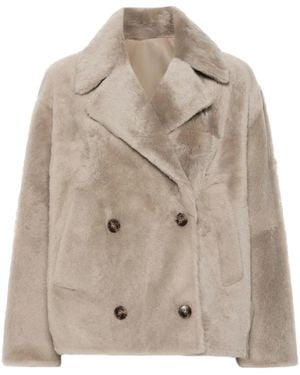 Yves Salomon Fur Jacket - Natural