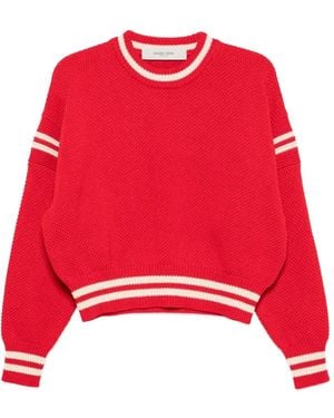 Golden Goose Long-Sleeve Round-Neck Jumper - Red