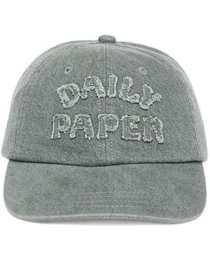 Daily Paper Gorro con detalle del logo - Gris