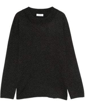 Barba Napoli Jersey Con Cuello Redondo - Negro