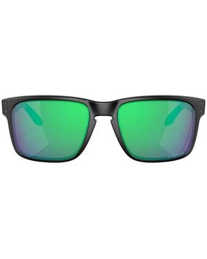 Oakley Holbrook Rectangle-Frame Sunglasses - Brown
