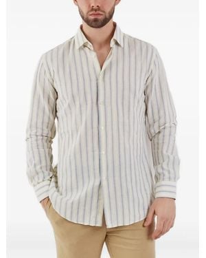 BOSS Striped Shirt - White