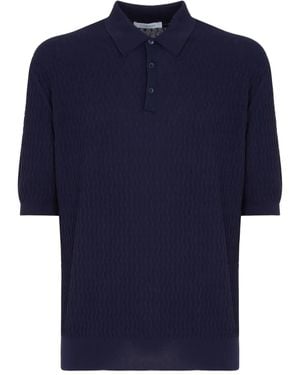 Cruciani Polo À Manches Courtes - Bleu
