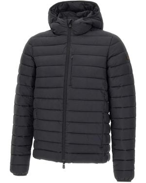 Save The Duck Hooded padded jacket - Gris