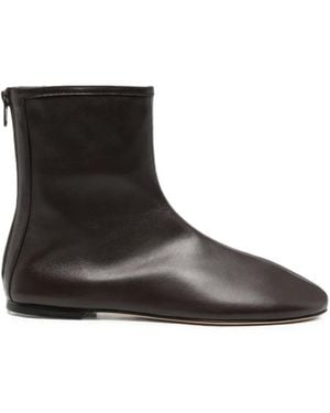 Dear Frances Bottines À Zip Arrière - Noir