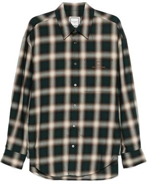WOOYOUNGMI Plaid Pocket Shirt - Green