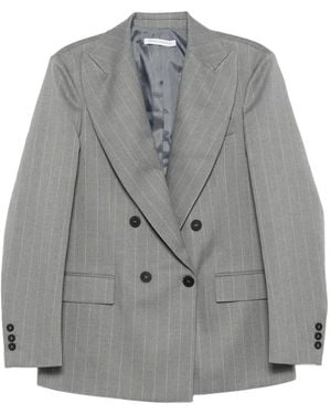 Mar De Margaritas Blazer a rayas diplomáticas - Gris