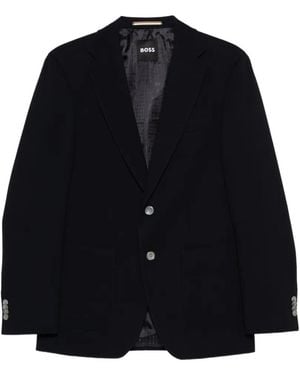 BOSS Virgin Wool Jacket - Black