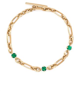 Lizzie Mandler エメラルド ブレスレット 18kイエローゴールド - メタリック