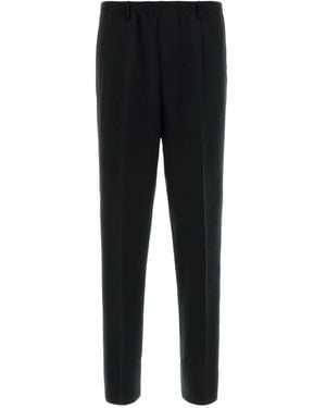 Cellar Door Relaxed-Fit Trousers - Black